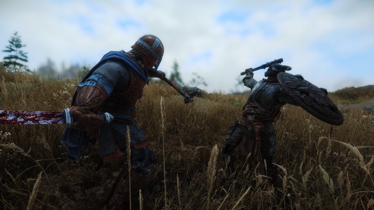 [2K] Old Good Skyrim 2023 | Уникальная лорная и атмосферная сборка | Бой