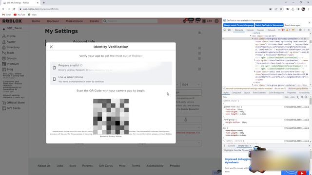 ROBLOX- CÁCH ĐỂ BẠN CHỈNH TÀI KHOẢN DƯỚI 13 TUỔI THÀNH TRÊN 13+ смотреть онлайн