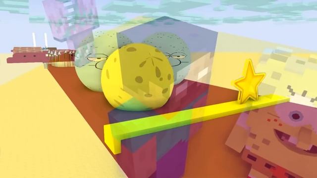 Monster School: SpongeBob Giant Rush GamePlay Mobile Game Runner Max Level LVL - Minecraft Animatio смотреть онлайн