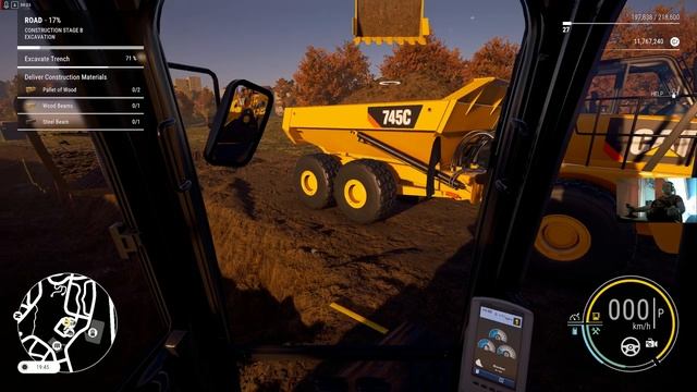 Construction Simulator bau simulator 2022 ROAD ENDING EXCAVATION TRENC смотреть онлайн