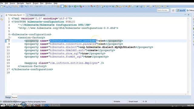 How to read database configuration parameter using properties file in hibernate смотреть онлайн