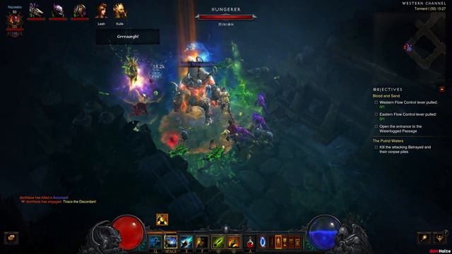 DIABLO 3: Witch Doctor Walkthrough on Torment Act 2/5 - THE BLACK SOULSTONE смотреть онлайн