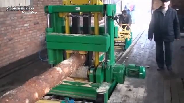 Amazing Fastest Wood Sawmill Machines Working - Wood Cutting Machine Modern Technology