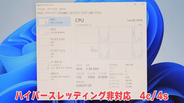 新型Intel激安CPU「N100」の性能が凄すぎる！中華2.6万円ミニPCレビュー【NAS化改造あり】 смотреть онлайн