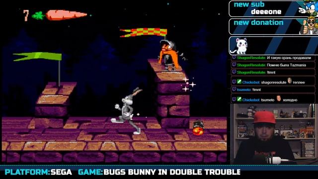 BUGS BUNNY IN DOUBLE TROUBLE ► SEGA ► ПРОХОЖДЕНИЕ смотреть онлайн