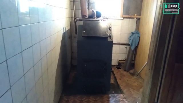 Монтаж котла НЕДЕЛЬКА КО-60(У) в г. Топки + отзыв