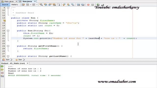 43 | Java Programming Course | Static смотреть онлайн