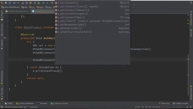 Android JSON WebAPI Part 8.1 (Consume data from Restful API with HTTP GET) смотреть онлайн