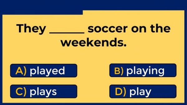 Present Simple Tense । English Grammar Test #challenge 2