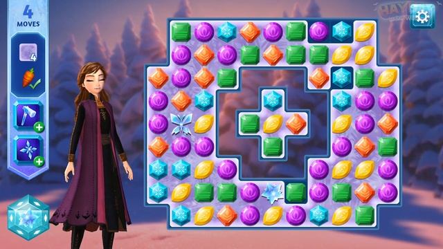 Disney Frozen Adventures - A New Match 3 Game (Drawing Room 9) | Jam City, Inc. | Puzzle | HayDay смотреть онлайн