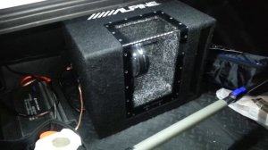 Захрепел сабвуфер Alpine SBE 1243BP