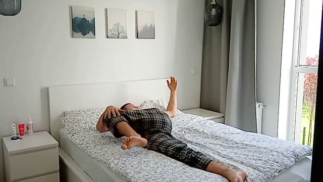 Йога в постели // Утро йоги // Разгон лимфы // #лимфатическаясистема #хатхайога смотреть онлайн