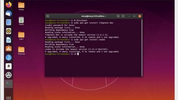 Install Gtest on Ubuntu
