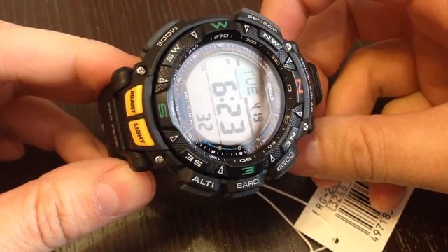Распаковка часов Casio ProTrek PRG-240-1E