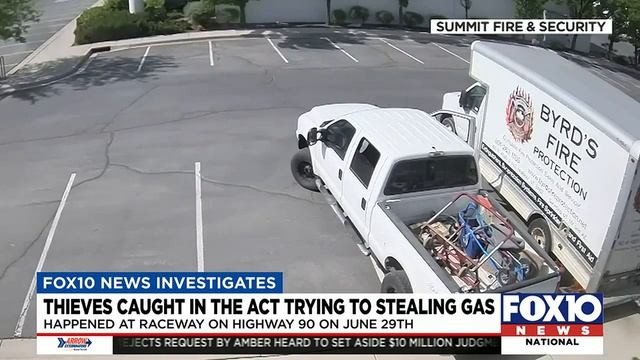 Mobile gas station manager issues warning after thieves try to break into tank смотреть онлайн