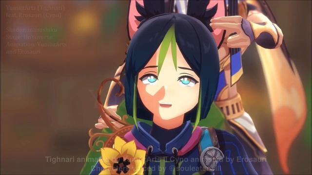 Cyno touches Tighnari’s…WHAT?!- || Genshin Impact Animation || Collab with @Erosauri смотреть онлайн