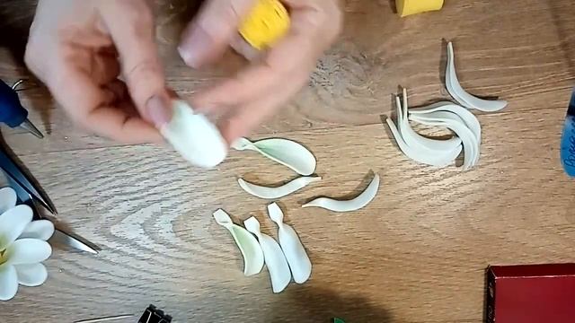 МК ромашка из изолона для корзинки. смотреть онлайн
