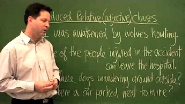 Advanced English Grammar for ESL - Reduced Relative Clauses смотреть онлайн