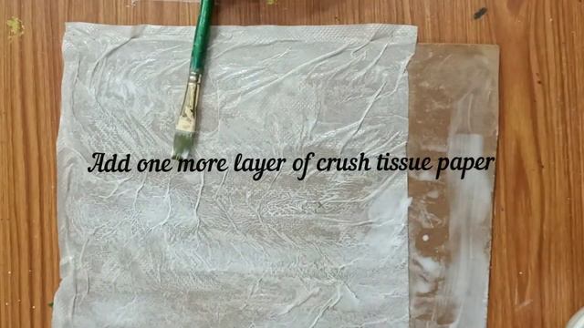 How to create tissue paper texture effect technique.(for beginners) смотреть онлайн