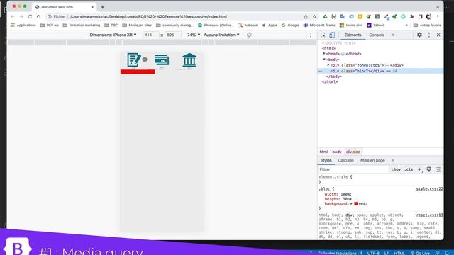 Bootstrap #1 | Responsive design et media query смотреть онлайн