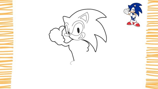 How to Draw SONIC FULL BODY I Easy смотреть онлайн