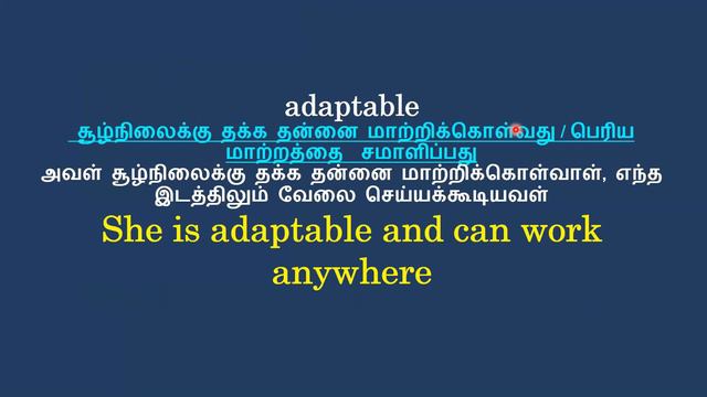 Advanced Adjectives to Describe Persoality | Learn English Through Tamil смотреть онлайн