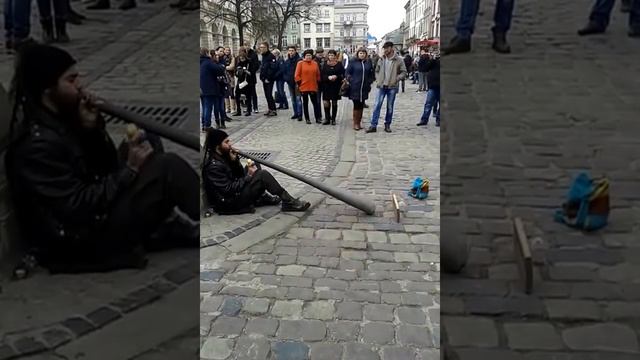 Milad Moghadam's didgeridoo in Lviv смотреть онлайн