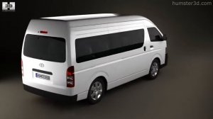 Toyota HiAce Super Long Wheel Base 2012 by 3D model store Humster3D.com