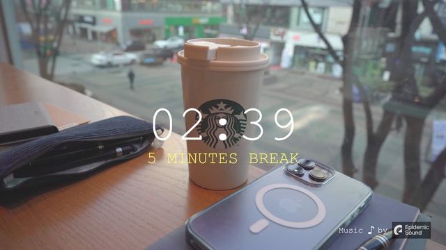 [4K] 1-HOUR Study with Me(Pomodoro 25-5) at Starbucks | Jazz Music | Cafe ASMR смотреть онлайн