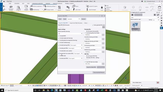 Keyack Tech - Field Bolt Quantity Errors in Tekla EPM смотреть онлайн