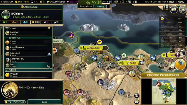 Sid Meier's Civilization V Scramble For Africa Scenario 1:32:51.80 смотреть онлайн