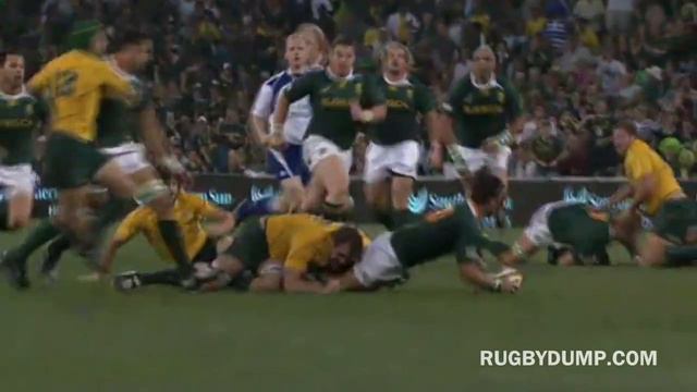 John Smit's brilliant one handed catch in 2010 смотреть онлайн