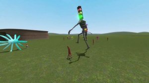 TRAFFIC LIGHT HEAD VS SOME TREVOR HENDERSON CREATURES! - Garry's Mod Sandbox