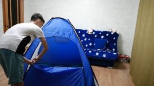 Как собрать палатку - автомат. Самый простой и быстрый способ.