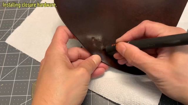 How To Make A Leather Cross Body Bag From Start To Finish - Leather Craft смотреть онлайн
