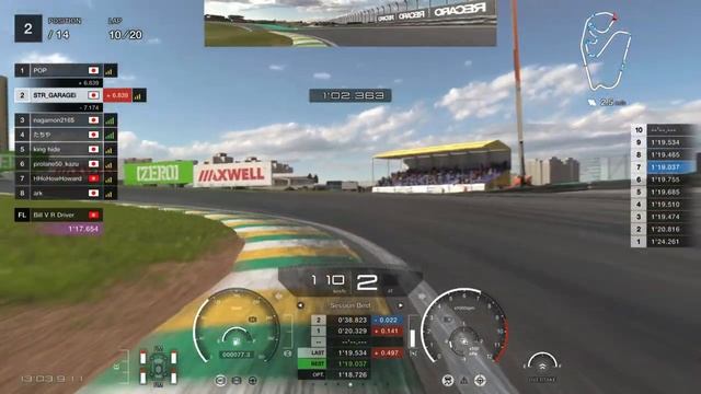 【グランツーリスモ７】ネイションズカップRd.3　オーバーテイクボタン使用禁止縛り？　インテルラゴス・サーキット смотреть онлайн