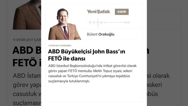 ABD Büyükelçisi John Bass’ın FETÖ ile dansı - Bülent Orakoğlu смотреть онлайн