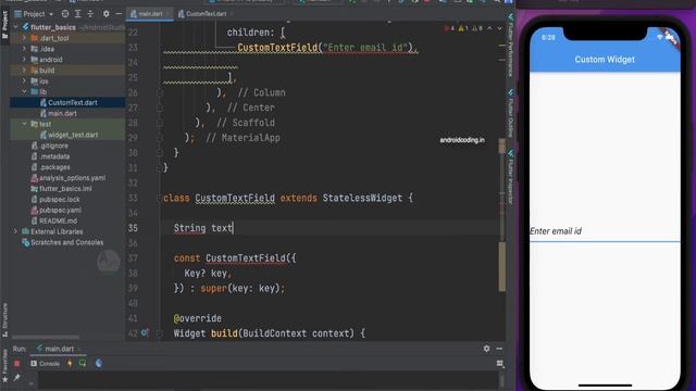Flutter : Create a custom Widget | Part 2 | amplifyabhi смотреть онлайн