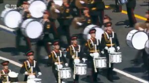 Рота барабанщиков отжигает на Параде Победы 2018