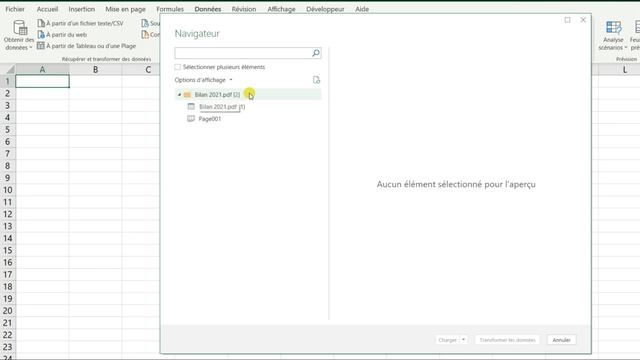 EXCEL - CONVERTIR UN PDF EN EXCEL EN 1 CLIC (Importer les tableaux d'un fichier PDF dans Excel) смотреть онлайн