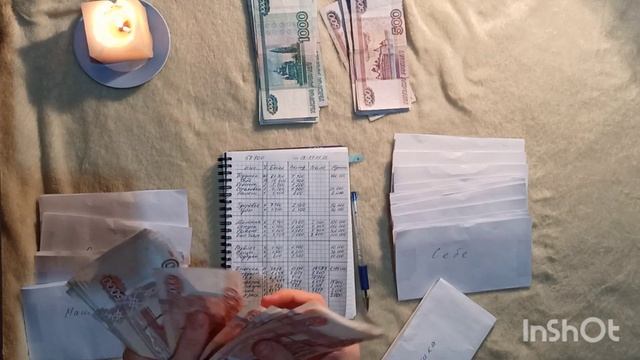 13.01.2023 Распределение семейного бюджета по конвертам. Небольшие перемены.