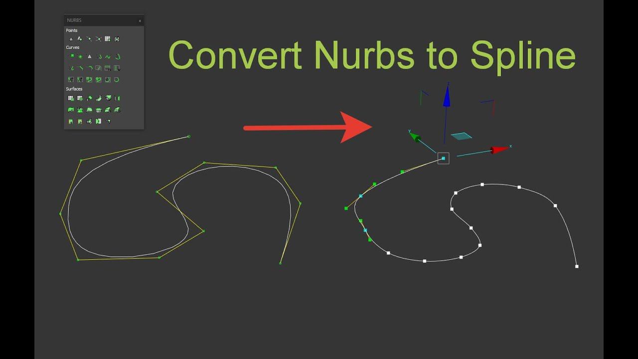Dark Max № 47 - Convert Nurbs to Spline смотреть онлайн