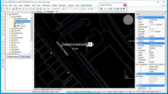 Labeling objects while importing (BricsCAD) - Spatial Manager™ Blog смотреть онлайн