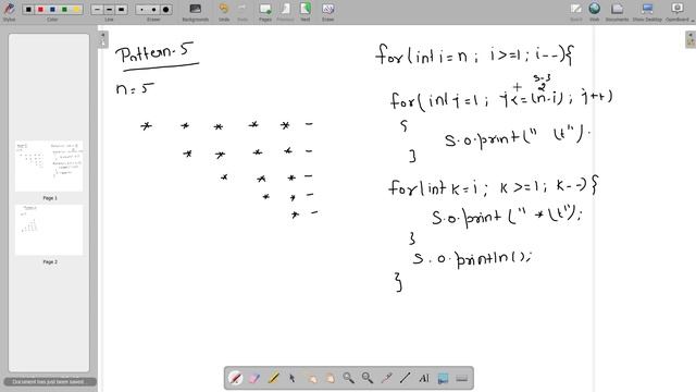 Pattern - 5 Solution Video | Java Foundation Course | Star Pattern Solution | | Pattern Printing смотреть онлайн