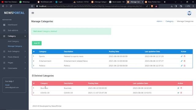 News Webside | PHP , HTML , CSS смотреть онлайн