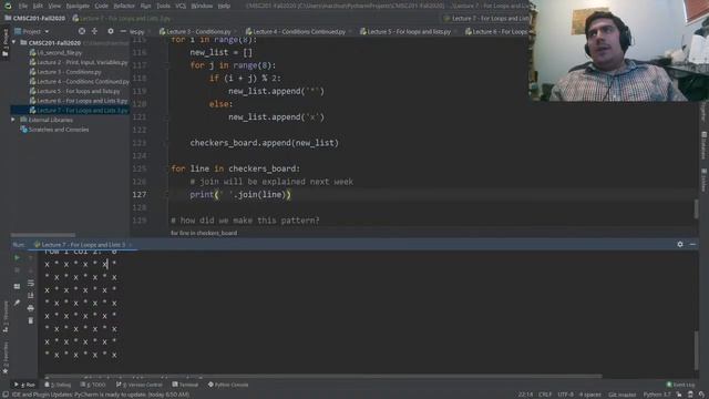 CMSC 201 Lecture 7 - For Loops and Lists III смотреть онлайн