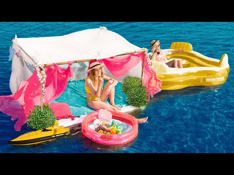 Кэмпинг на воде! Делаем плавучий дом!.mp4 смотреть онлайн