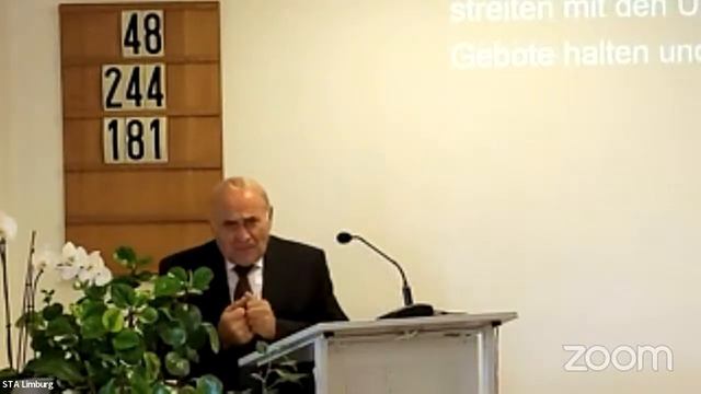 Adventgemeinde Limburg Zoom GTD Live - Predigt: S. Weiss 13.08.2022 смотреть онлайн