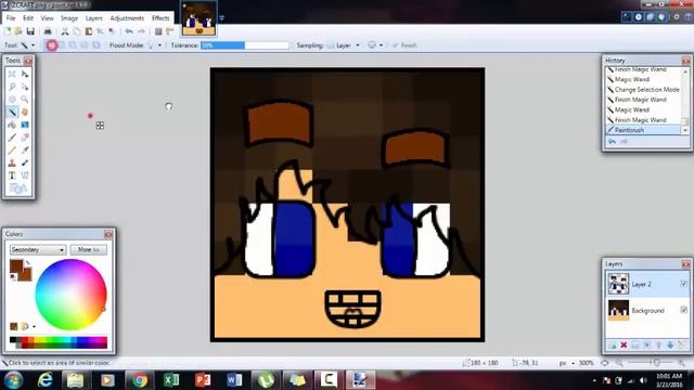 How To Create Minecraft Avatar For Free!!! (Paint.net) смотреть онлайн