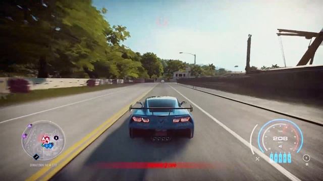 Fake Police Car Chevrolet Corvette ZR1 2019 - NFS HEAT Gameplay смотреть онлайн